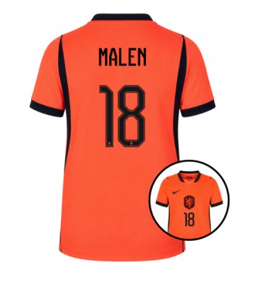 Holland Donyell Malen #18 Hjemmebanetrøje Dame VM 2026 Kortærmet